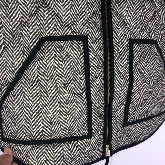 J.Crew Factory Excursion Herringbone Puffer Vest - Picture 2 of 7